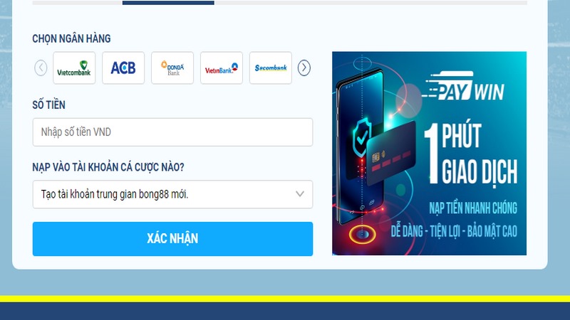 Nạp tiền 8LIVE - Hướng dẫn thực hiện từng phương pháp 1 Trang Game Hỗ Trợ Đa Dạng Phương Thức Thanh Toán Linh Hoạt